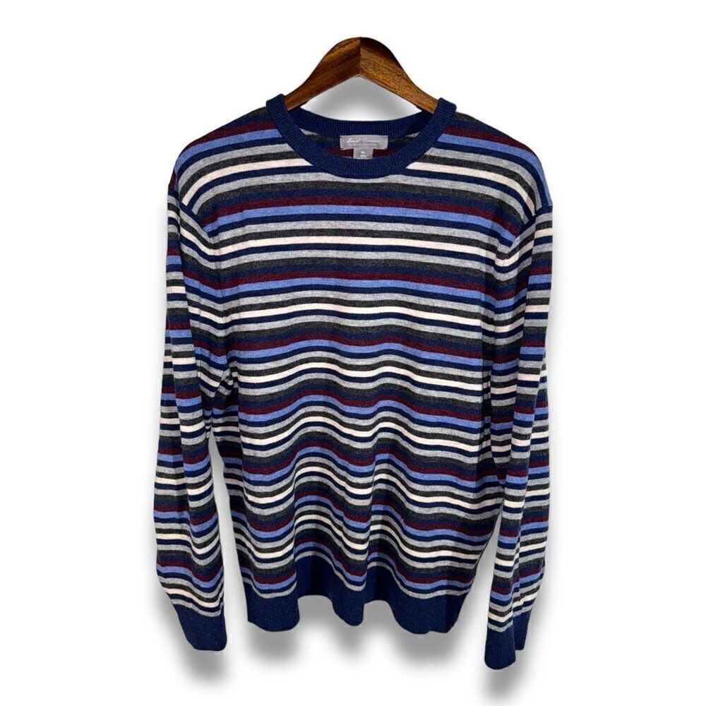 Daniel Cremieux 100% Wool Multicolored Crewneck Sweater XL